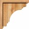 Ekena Millwork Pescadero Rough Sawn Corbel w/Backplate, Western Red Cedar, 8"W x 12"D x 12"H COR08X12X12PEC01RWR - alternate 2